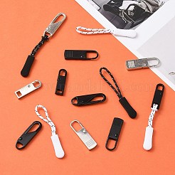 6 x Kunststoff-Reißverschluss-Abzieher und 12 x Ersatz-Zuglaschenzubehör aus Legierung&nbsp;FIND-SZ0001-17