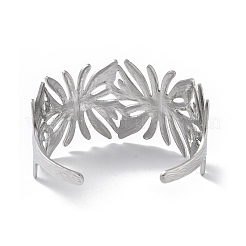 Bracelets manchettes en acier inoxydable 304 pour femmes&nbsp;BJEW-Z078-22P