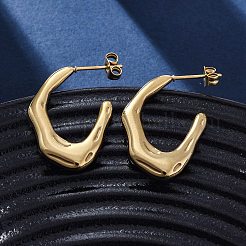 Boucles d'oreilles à tige en acier inoxydable 304&nbsp;EJEW-B108-18G