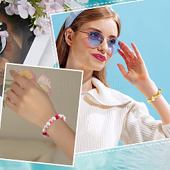 DIY-Set zum Basteln von geflochtenen Perlenarmbändern&nbsp;DIY-PH0009-17