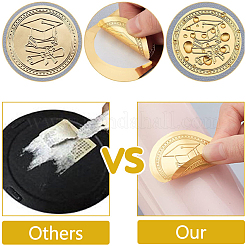 Pegatinas autoadhesivas de plástico con relieve dorado&nbsp;DIY-WH0575-058