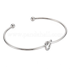 Anlaufgeschütztes Armreif in Knotenform&nbsp;BJEW-N013-007
