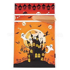50 Stück rechteckige Plastiktüten für Halloween-Süßigkeiten&nbsp;ABAG-U001-01M