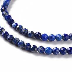 Natürlicher Lapislazuli Perlenstränge&nbsp;X-G-S362-112B