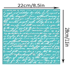 Plantilla de serigrafía autoadhesiva&nbsp;X1-DIY-WH0338-353