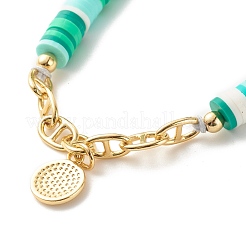 Handgefertigtes Armband aus geflochtenen Perlen aus Fimo&nbsp;BJEW-JB07407-02
