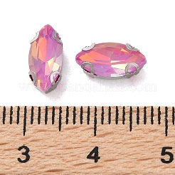 Ojo de caballo coser en rhinestone&nbsp;RGLA-L028-08D-06