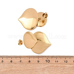 Orecchini a bottone in acciaio inossidabile 304&nbsp;SA-CBAF756-01G
