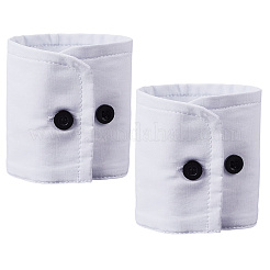 Puños de algodón extraíbles con botón de resina.&nbsp;AJEW-WH20077-020A