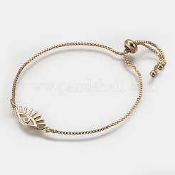 Verstellbare Messing-Bolo-Armbänder&nbsp;BJEW-I240-06G