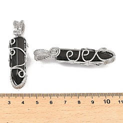 Natürlichen Obsidian Anhänger&nbsp;G-K338-28P-02