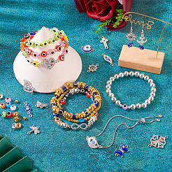 Bausatz für das Armband des bösen Blicks&nbsp;DIY-TA0004-41