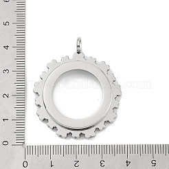 Ciondoli con medaglione in acciaio inossidabile 304&nbsp;STAS-S132-03P