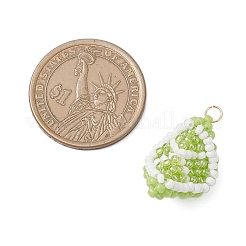 Pendentifs en forme de fruits en perles de verre&nbsp;PALLOY-MZ00894-03