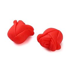 Perline in silicone a forma di rosa&nbsp;SIL-S011-02D