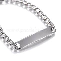 Anlaufgeschützte Gliederarmbänder aus Edelstahl 304&nbsp;BJEW-E367-02P