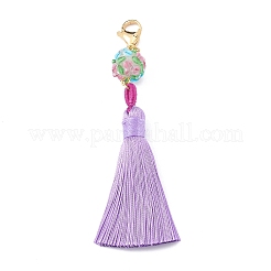 Decorazioni di grande pendente in poliestere nappa&nbsp;HJEW-JM00426