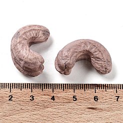 Cabochons décodés en résine opaque&nbsp;RESI-H156-02-03