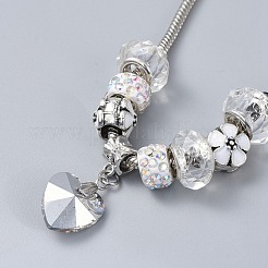 I braccialetti europei in ottone&nbsp;BJEW-JB04433