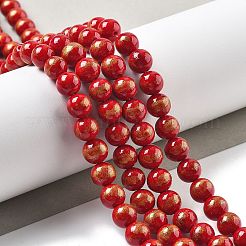 Natur Mashan Jade Perlen Stränge&nbsp;G-A255-A01-01A