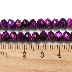 Fili di perline di occhio di tigre naturale&nbsp;G-K351-B04-02