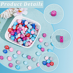240 Stück 8 Farben handgefertigte Polymer Clay Perlenstränge&nbsp;CLAY-PA0001-44