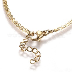 Messing Micro Pave klare Zirkonia Link Armbänder&nbsp;BJEW-Z003-21G
