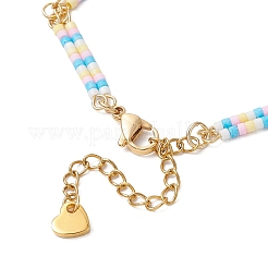 Perline di vetro Braccialetti di collegamento&nbsp;BJEW-MZ00148-02
