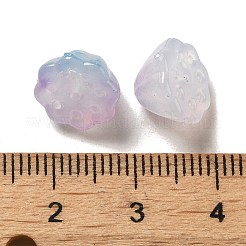 Perline acriliche bicolore&nbsp;OACR-H039-01B