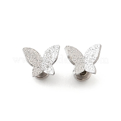 Boucles d'oreilles à tige en acier inoxydable 304&nbsp;EJEW-H161-01P-D