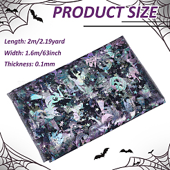 Halloween-Polyesternetzstoff&nbsp;AJEW-WH0314-852C