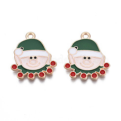 Noël pendentifs émail en alliage&nbsp;X-ENAM-Q442-51