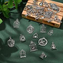 60 pièces 12 styles pendentifs en alliage de style tibétain&nbsp;FIND-CJ0001-87