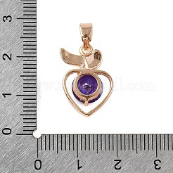 Ottone micro spianare pendenti zirconi&nbsp;KK-E795-27KCG-03
