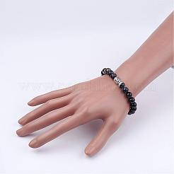 Natürliche Achat Perlen Stretch-Armbänder&nbsp;BJEW-JB02584-04