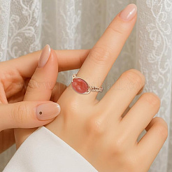 12 anello con pietre preziose naturali&nbsp;RJEW-HY00004