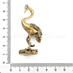 Messing Kranich Figuren Statuen für Zuhause Desktop Feng Shui Ornament&nbsp;DJEW-Z008-03AB