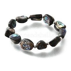 Stretch-Armbänder aus Abalone-Muschelperlen&nbsp;BJEW-D315-02P