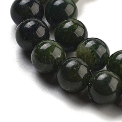Natürliche kanadische Jade Perlen Stränge&nbsp;G-NH0029-01B