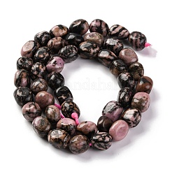 Chapelets de perles en rhodonite naturelle&nbsp;G-G146-A07-01