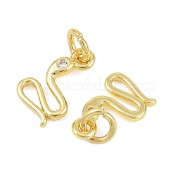 Pendentifs en laiton zircon cubique clair&nbsp;KK-D218-19G