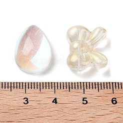 Cabochon/pendenti/collegamenti/perline in vetro con forme e stili misti&nbsp;GLAA-MSMC006-01G