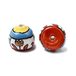 Abalorios de porcelana hechas a mano&nbsp;PORC-A034-05D