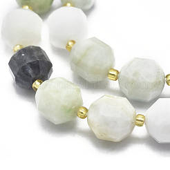Natürliche myanmarische Jade / burmesische Jade-Perlenstränge&nbsp;G-K303-A16-12mm
