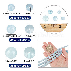 3 Stränge 3 Stile natürliche Chalcedon Perlen Stränge&nbsp;G-NB0005-16