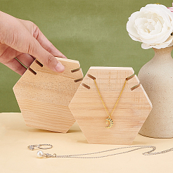 Présentoirs à colliers en bois&nbsp;NDIS-WH0001-05