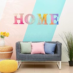Découpes vierges en bois non finies lettre&nbsp;DIY-ZX040-01O
