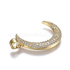 Ottone micro spianare pendenti zirconi&nbsp;ZIRC-A011-15C-G