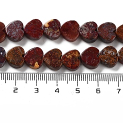 Brins de perles d'agate d'océan rouge naturel&nbsp;G-G084-B11-02