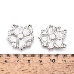 304 Edelstahl Blumenanhänger&nbsp;STAS-T067-29P